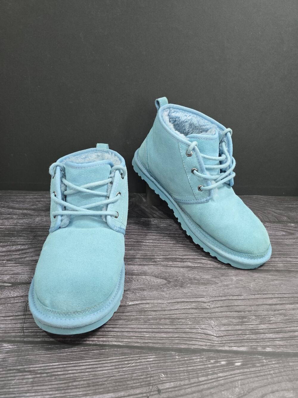 UGG Neumel Chukka Boots - Freshwater Blue Suede 3236 Men’s Size 9